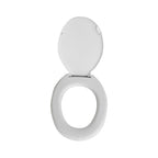 Sedile universale per wc in polipropilene bianco larghezza 37