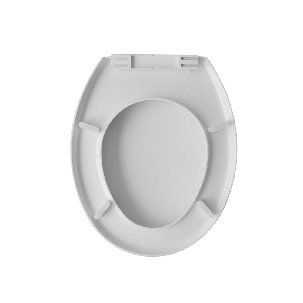 Sedile wc universale Etna in resina infrangibile con maniglia di sollevamento coperchio