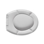 Sedile wc universale Etna in resina infrangibile con maniglia di sollevamento coperchio