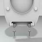 Sedile wc in termoindurente con chiusura soft per Vaso IDEAL STANDARD Modello TONDA
