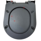 VERSIONE OUTLET - Copriwater soft close per vaso Greta - Nero opaco