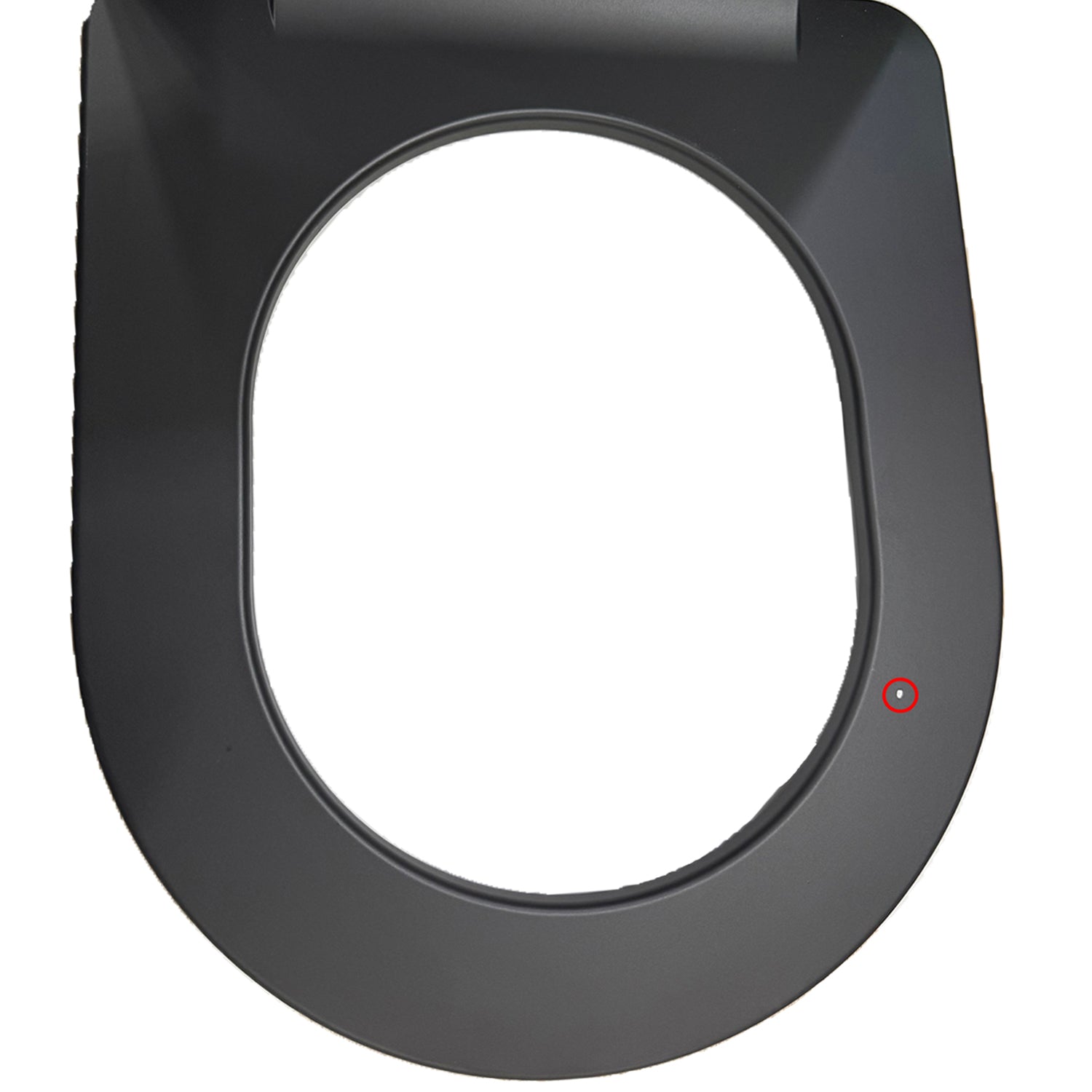 VERSIONE OUTLET - Copriwater soft close per vaso Greta - Nero opaco