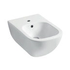 Bidet sospeso serie Forever 55 in ceramica bianca lucida - Disegno Ceramica