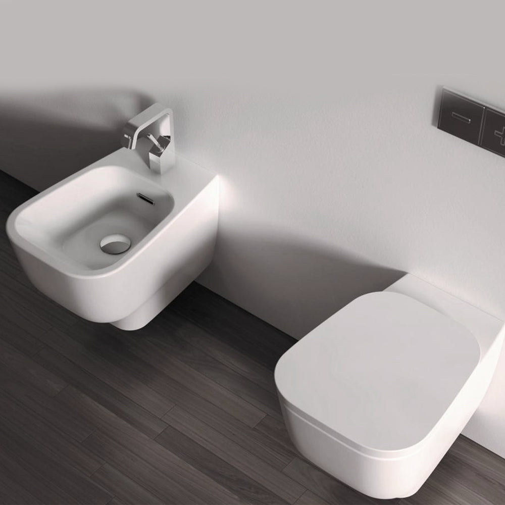Sanitari Sospesi F50 Small Domus Falerii wc - sedile softclose - bidet
