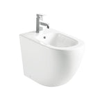 Sanitari bagno filomuro BathCore modello PureEssence Rimless/Tornado Quiet 57x36.5 cm - Bianco