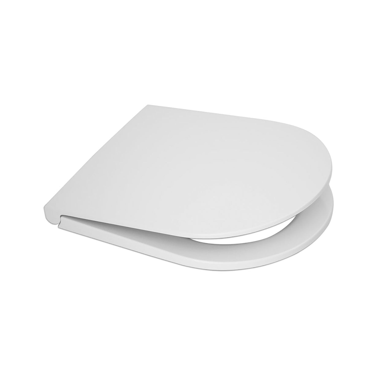 Sedile wc in termoindurente avvolgente con chiusura soft close larghezza 44