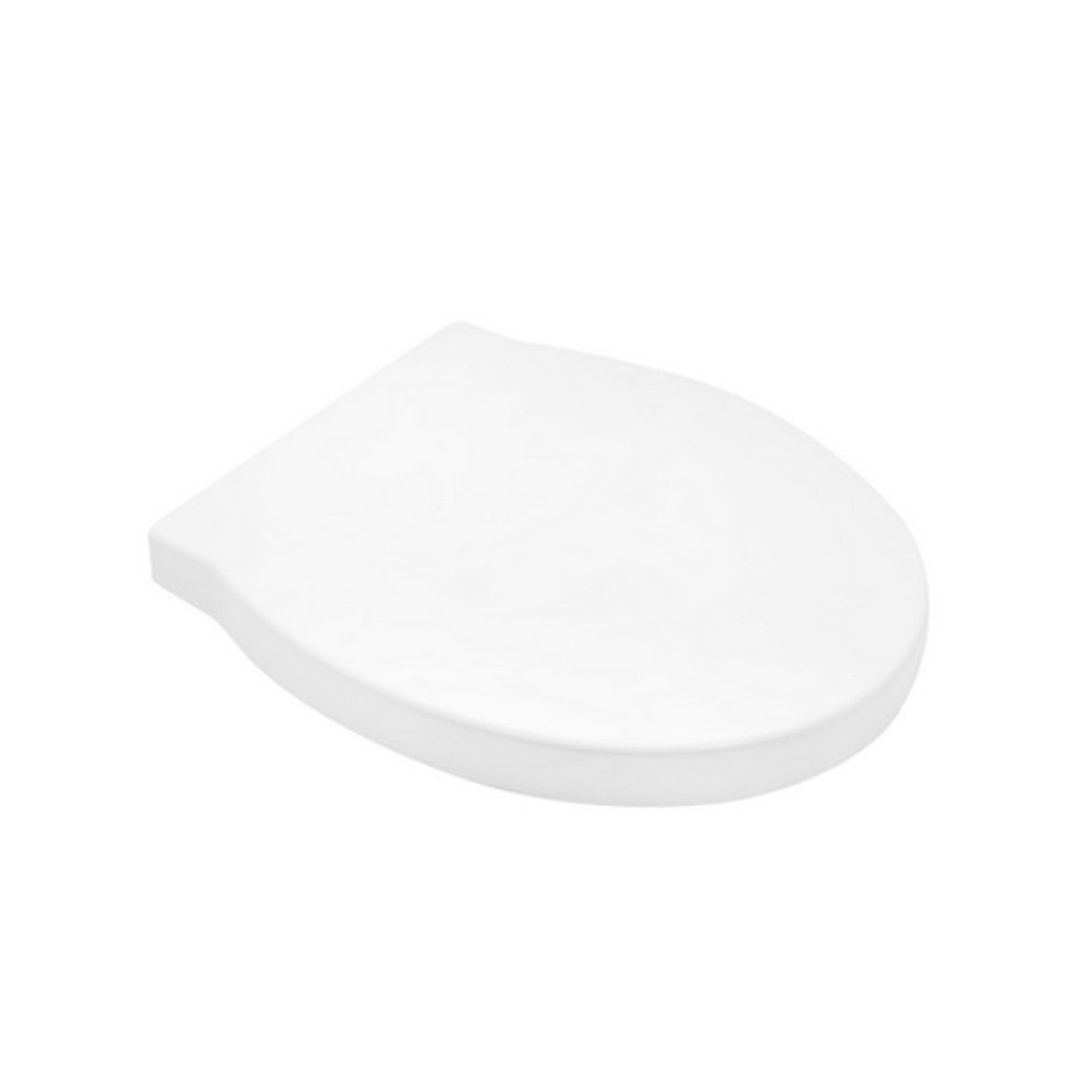 Sedile wc bianco dedicato a GSI Panorama in termoindurente Forma 2