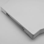 Sedile wc bianco dedicato a GSI Panorama in termoindurente Forma 2