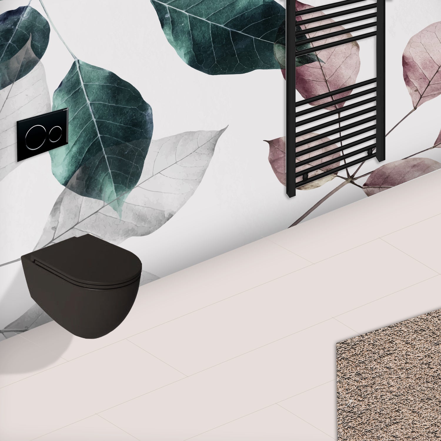 Vaso sospeso Rimless BathCore serie Infinity 53x36