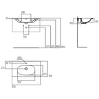 Lavabo top Ideal Standard modello Tesi 82