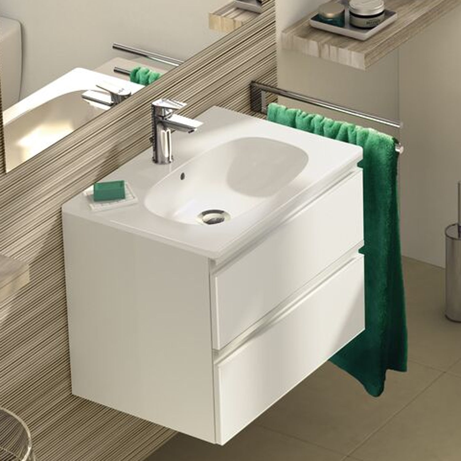 Lavabo top di piccole dimensioni Ideal Standard modello Tesi 52