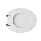 Sedile wc bianco dedicato a casa ceramica Azzurra serie Cult larghezza 37 cm