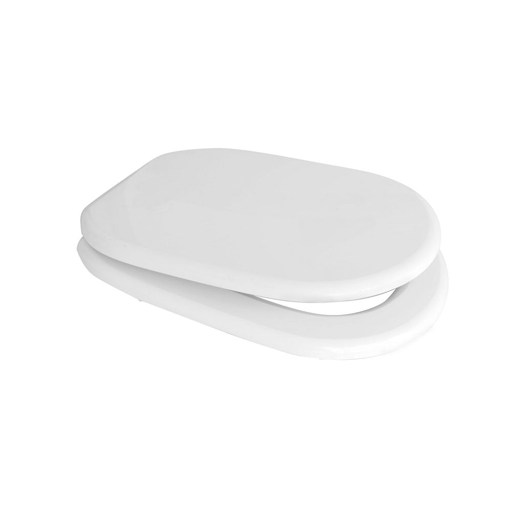 Sedile wc bianco dedicato a casa ceramica Azzurra serie Diana larghezza 36 cm