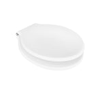Sedile wc bianco per Azzurra vaso Giunone lunghezza 43 cm cerniere regolabili