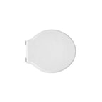 Sedile wc bianco per Azzurra vaso Giunone lunghezza 43 cm cerniere regolabili