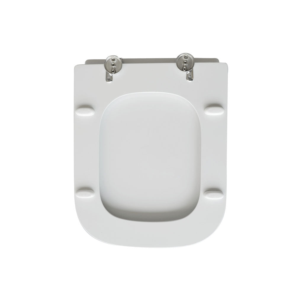Sedile wc bianco per Azzurra vaso Iris larghezza 35