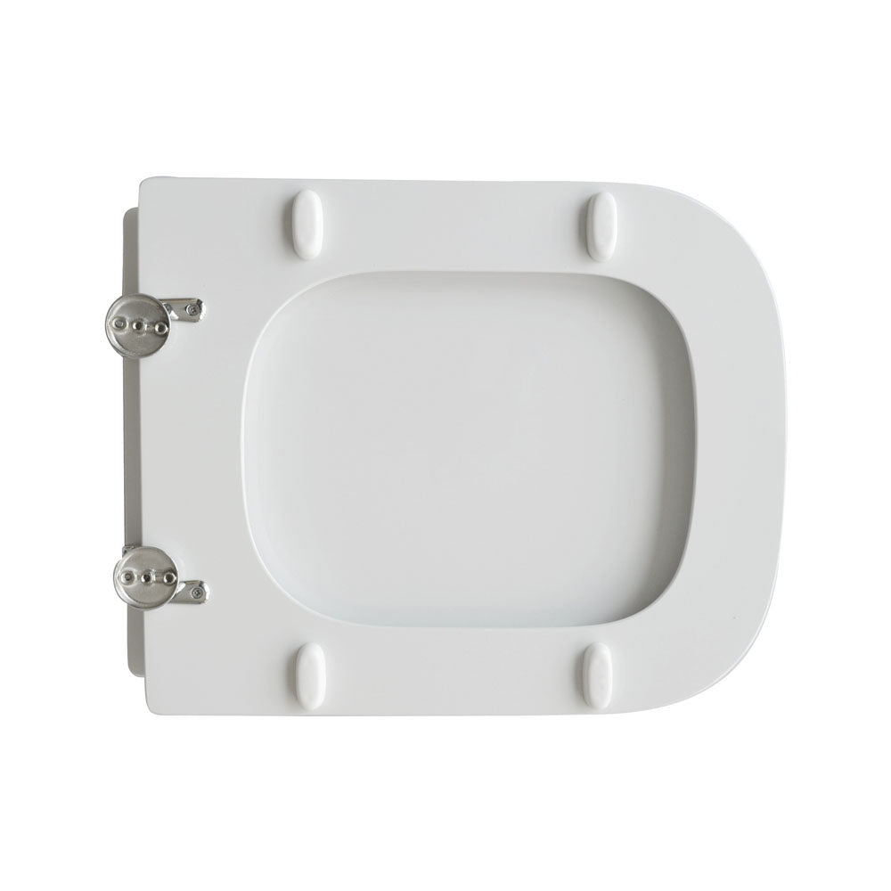 Sedile wc bianco per Azzurra vaso Iris larghezza 35