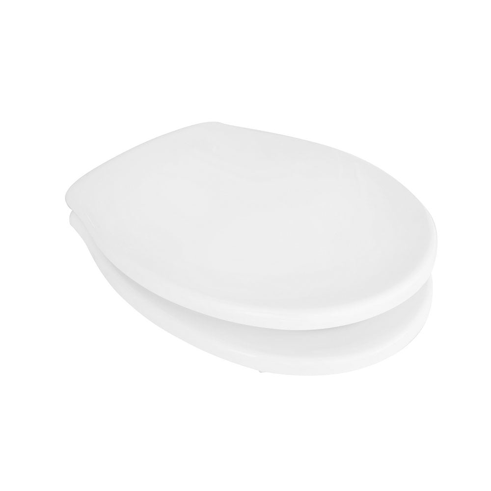 Sedile wc bianco per Azzurra vaso Jubilaeum larghezza 36 cm cerniere regolabili