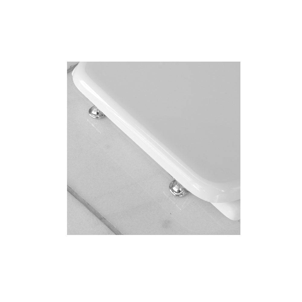 Sedile wc bianco per Azzurra vaso Novecento larghezza 36