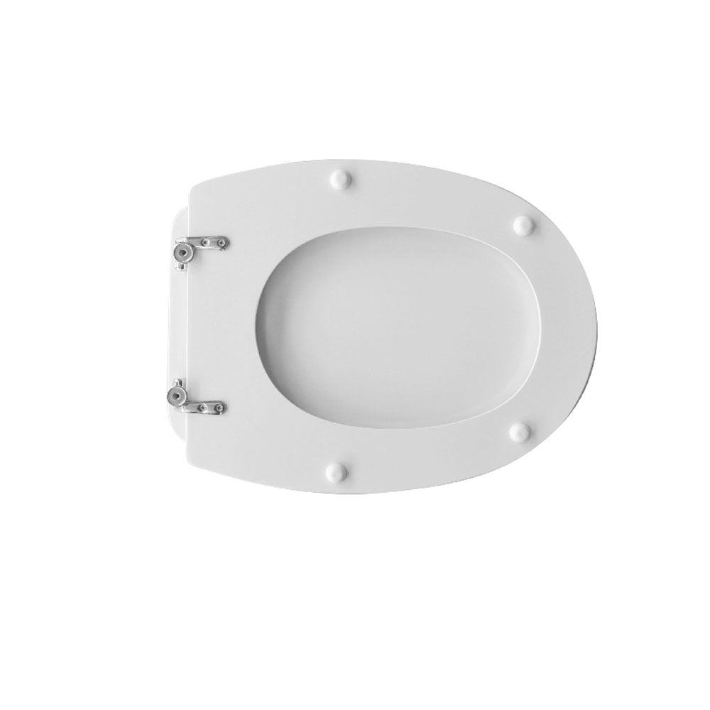 Sedile wc bianco per Azzurra vaso Novecento larghezza 36