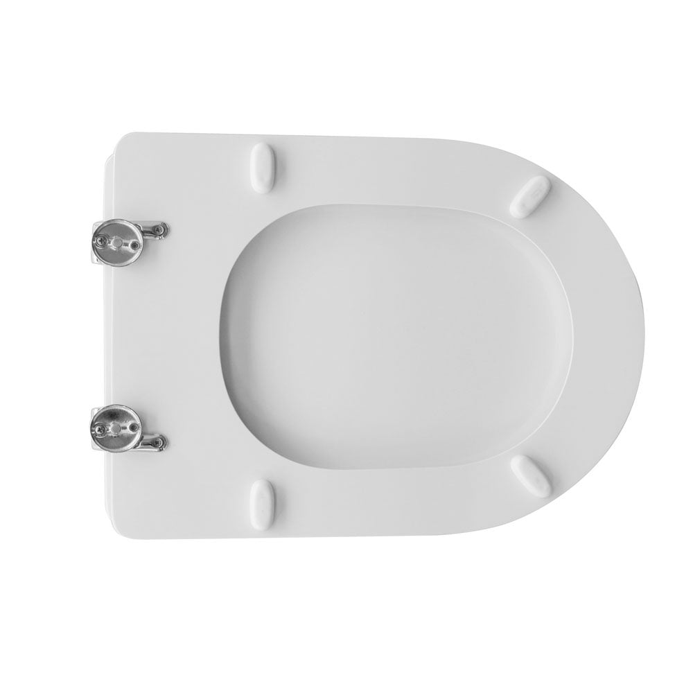 Sedile wc bianco per Azzurra vaso Nuvola larghezza 35