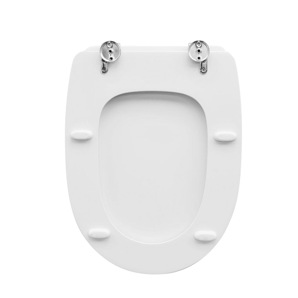 Sedile wc bianco per Azzurra vaso Pratica larghezza 35