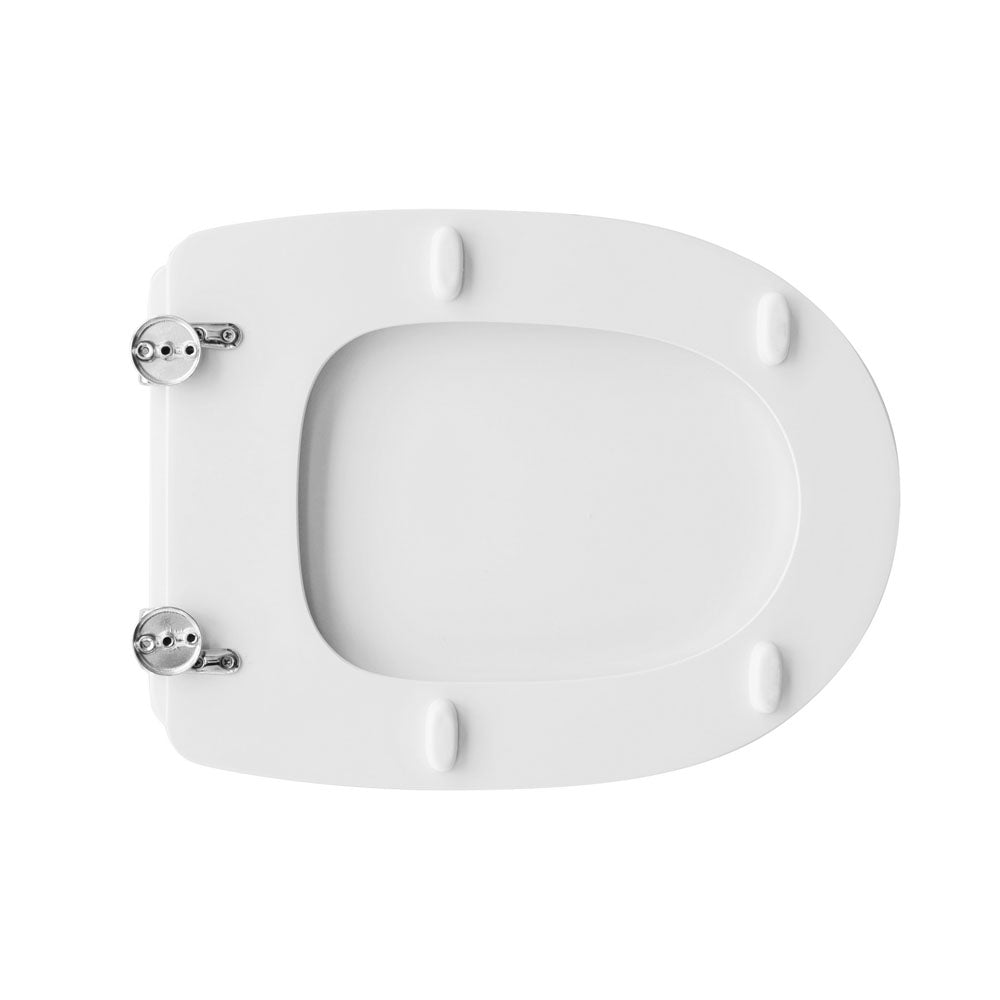 Sedile wc bianco per Azzurra vaso Pratica larghezza 35