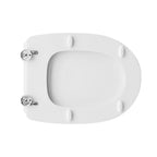 Sedile wc bianco per Azzurra vaso Pratica larghezza 35