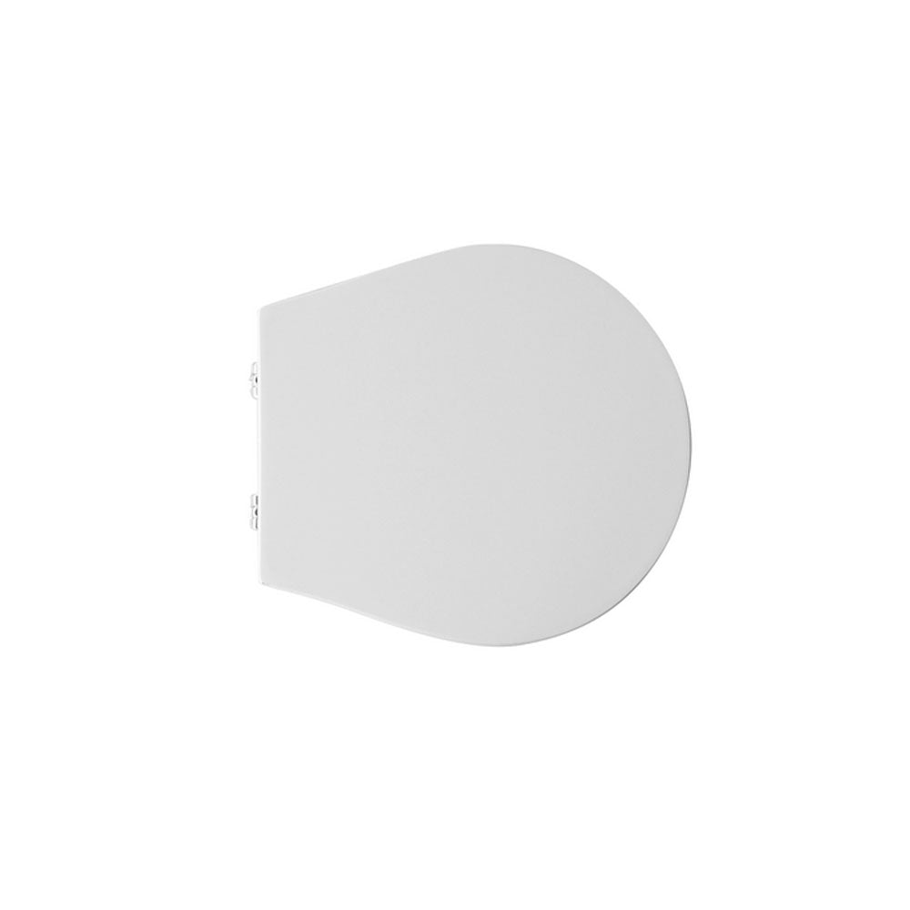 Sedile wc bianco per Azzurra vaso Vera 55 larghezza 43 cm cerniere fisse