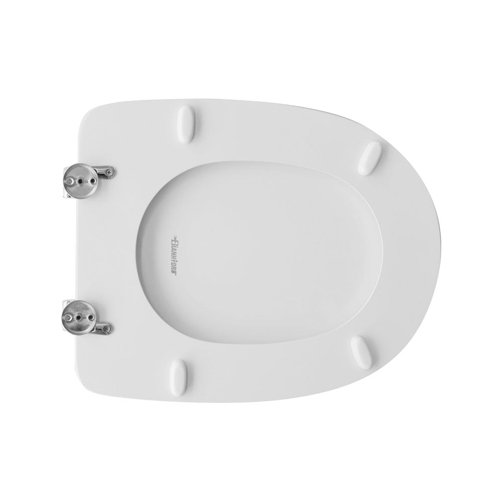 Sedile wc bianco per Cesame vaso serie Aretusa larghezza 36