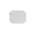 Sedile wc bianco per Cesame vaso serie DecÃ² larghezza 36 cm cerniere regolabili