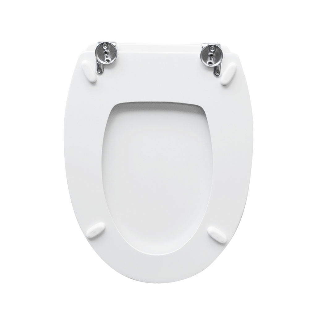 Sedile wc bianco per Cesabo vaso Exel cerniere regolabili