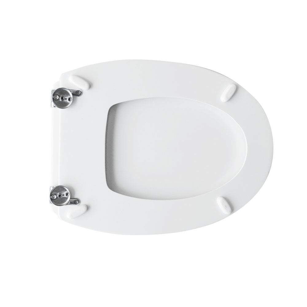 Sedile wc bianco per Cesabo vaso Exel cerniere regolabili