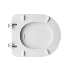 Sedile wc bianco per Catalano vaso Neve larghezza 36 cm cerniere regolabili
