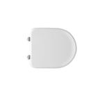 Sedile wc bianco per Catalano vaso Neve larghezza 36 cm cerniere regolabili