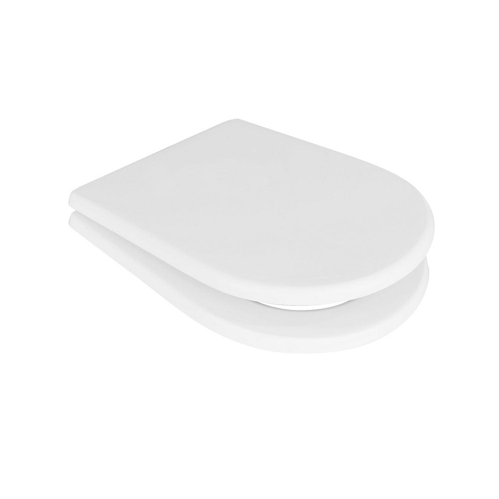 Sedile wc legno bianco per Cesame vaso Symbol larghezza 35