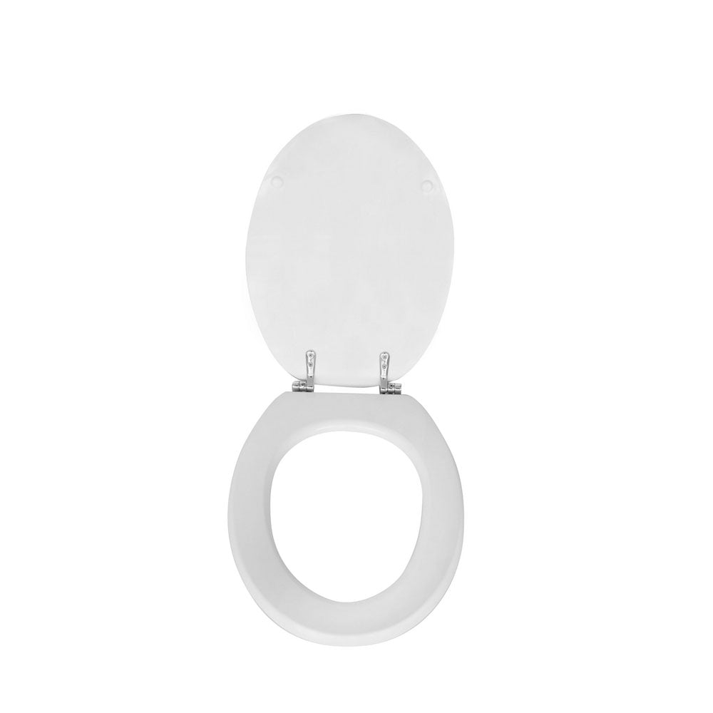 Sedile wc legno bianco per Cesame vaso Tifeo larghezza 34