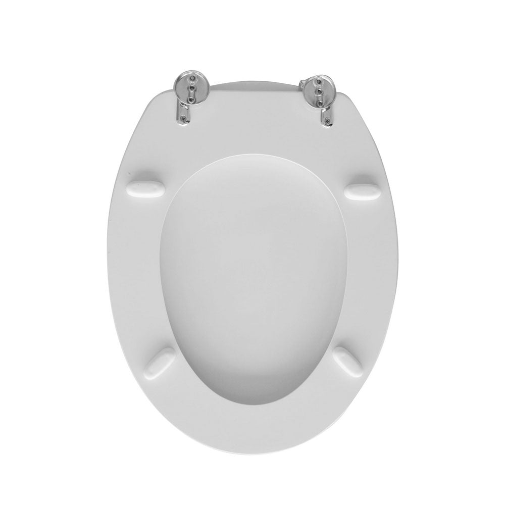 Sedile wc legno bianco per Cesame vaso Tifeo larghezza 34