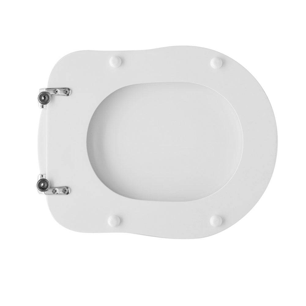 Sedile wc legno bianco per Dolomite vaso Antalia larghezza 35