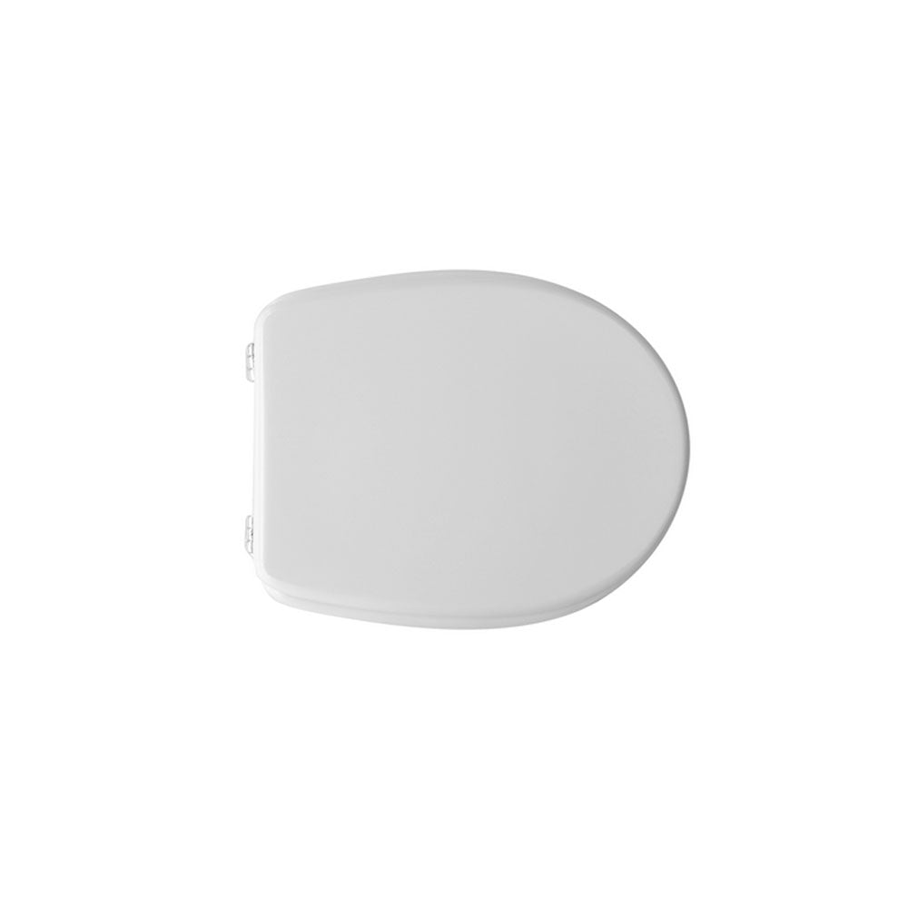 Sedile wc legno bianco per Dolomite vaso Garda larghezza 35