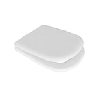 Sedile wc legno bianco per Dolomite vaso Gemma 2 larghezza 35 cm cerniere regolabili