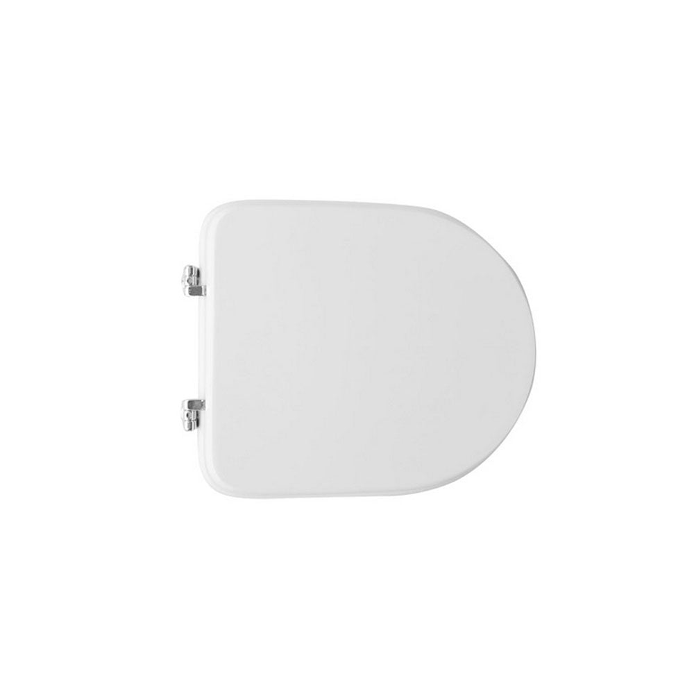 Sedile wc legno bianco per Dolomite vaso Petra larghezza 35