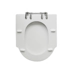 Sedile wc legno bianco per Dolomite vaso Zagara larghezza 36
