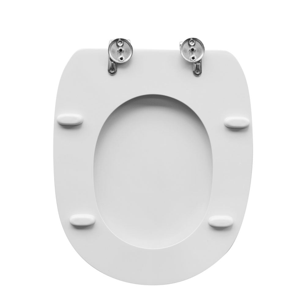 Sedile wc per Faleri vaso Duetto larghezza 35 cm cerniere regolabili