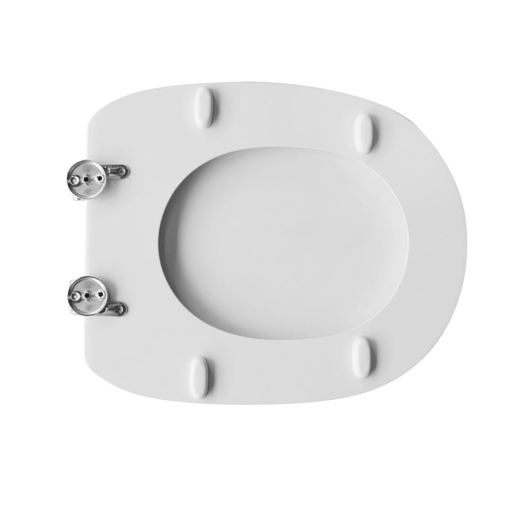 Sedile wc per Faleri vaso Duetto larghezza 35 cm cerniere regolabili