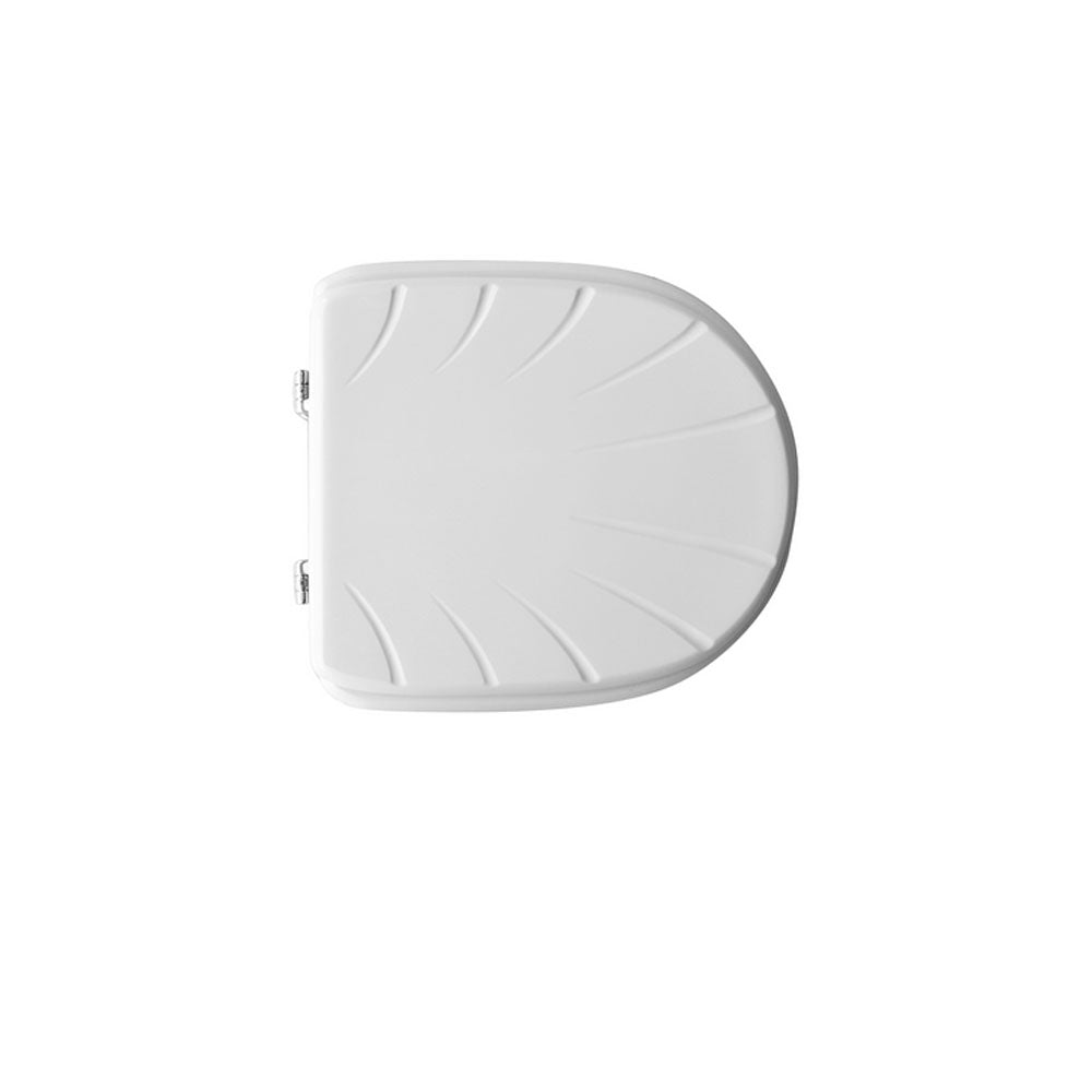 Sedile wc per Faleri vaso Duna larghezza 38 cm cerniere regolabili Unistop