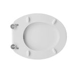 Sedile wc per Faleri vaso Fish larghezza 37 cm cerniere regolabili