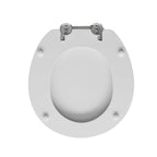 Sedile wc per Globo vaso Bonsai larghezza 37 cm cerniere regolabili