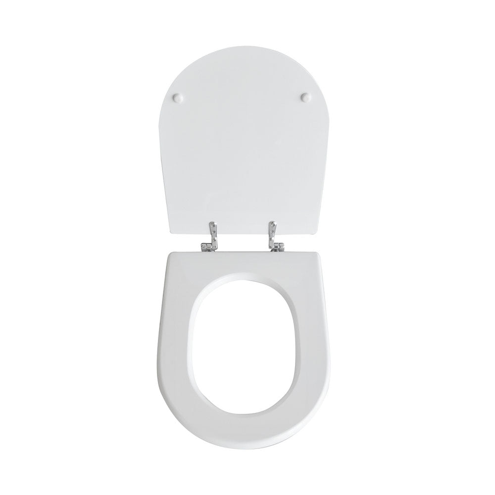 Sedile wc bianco per Globo vaso Misura larghezza 35