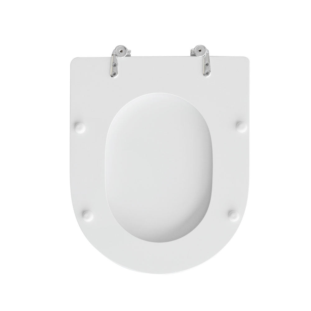 Sedile wc bianco per Globo vaso Misura larghezza 35